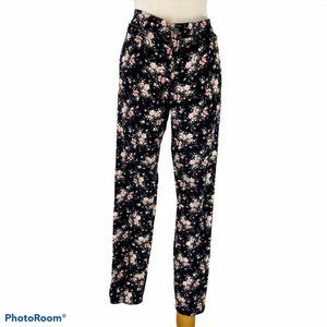 CLUB MONACO Floral Print Corduroys
